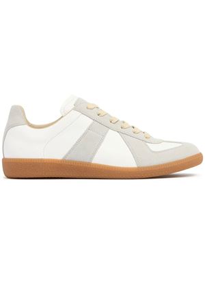 Replica Sneakers in nappa e suède bianca MAISON MARGIELA | S57WS0236P1895101